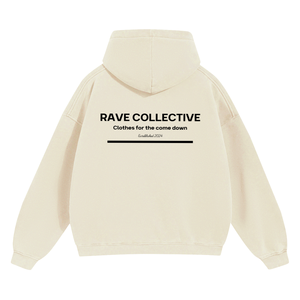 Clothes for the come down - Beige Oversized Hoodie