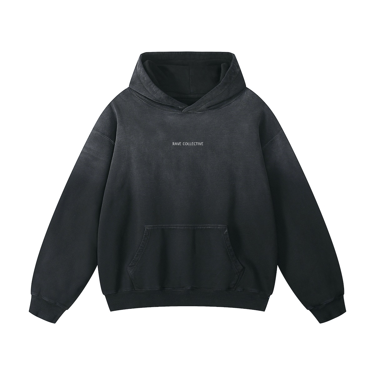 Clothes for the come down - Black Oversized Hoodie