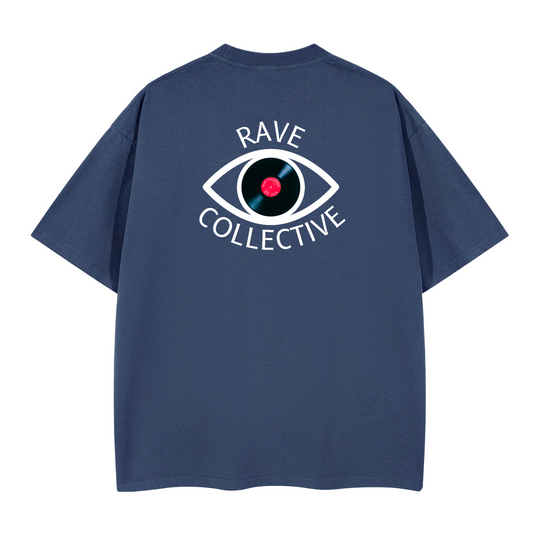 Blue Oversized Unisex Rave T-Shirt