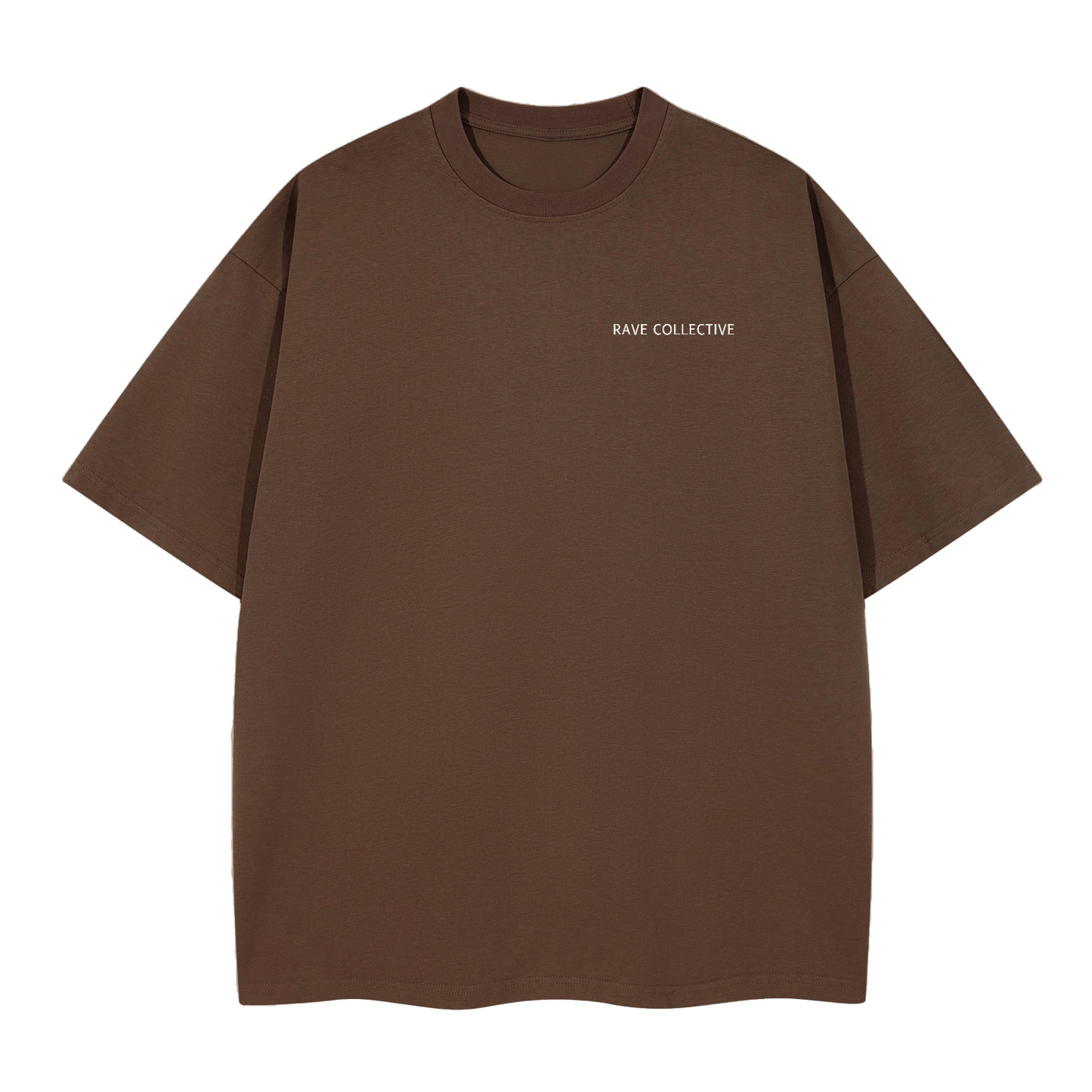 Brown Oversized Unisex Rave T-Shirt