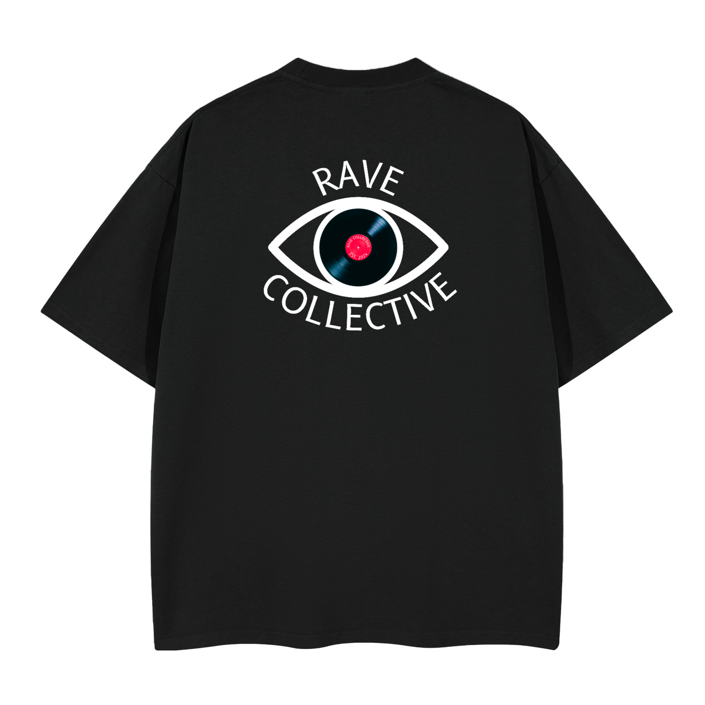 Black Oversized Unisex Rave T-Shirt