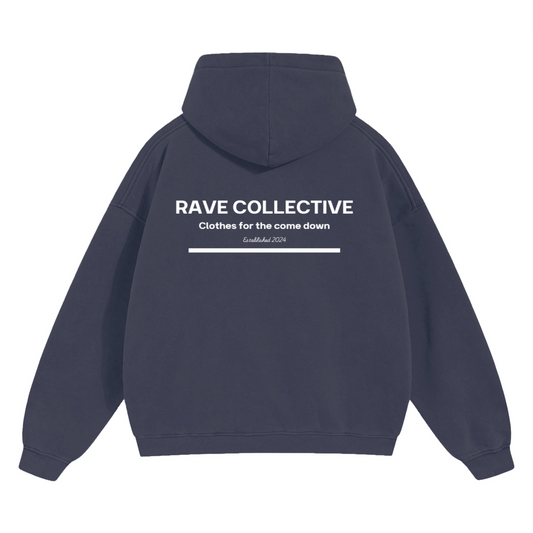 Clothes for the come down - Navy Oversized Hoodie