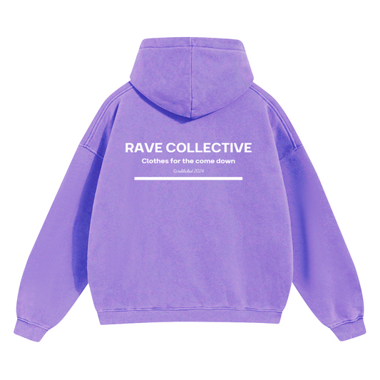 Clothes for the come down - Purple Oversized Hoodie