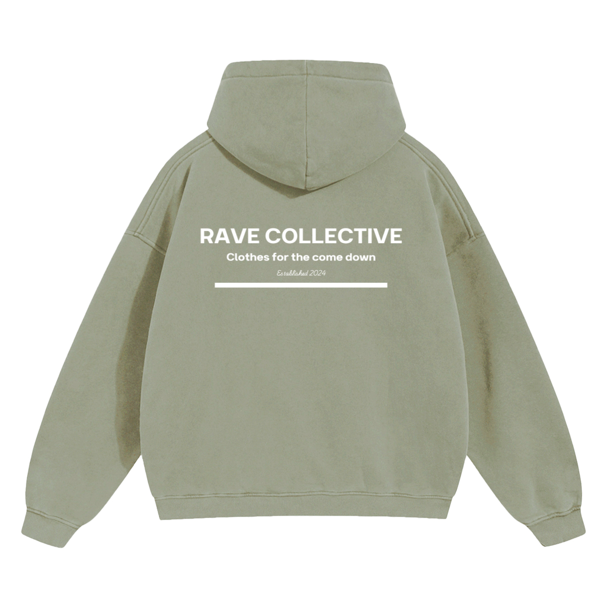 Clothes for the come down - Sage Oversized Hoodie