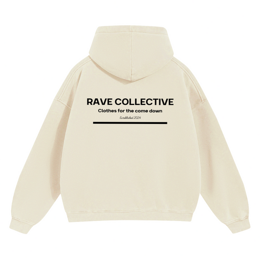 Clothes for the come down - Beige Oversized Hoodie