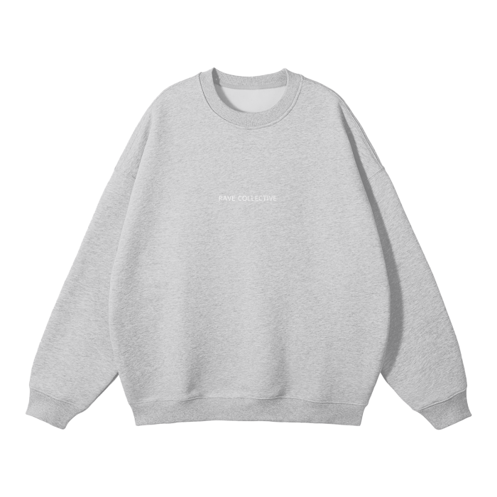 Streetwear Unisex Solid Color Fleece Pullover