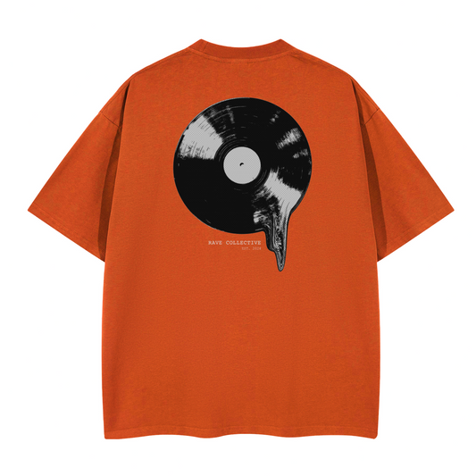 Vinyl Rave T-Shirt Orange