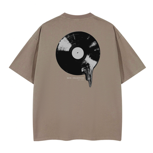 Vinyl Rave T-Shirt Brown