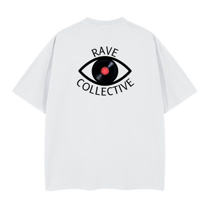 White Oversized Unisex Rave T-Shirt