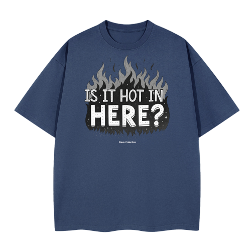 Hot In Here Tee - Navy