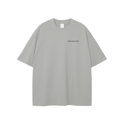 Grey Oversized Unisex Rave T-Shirt