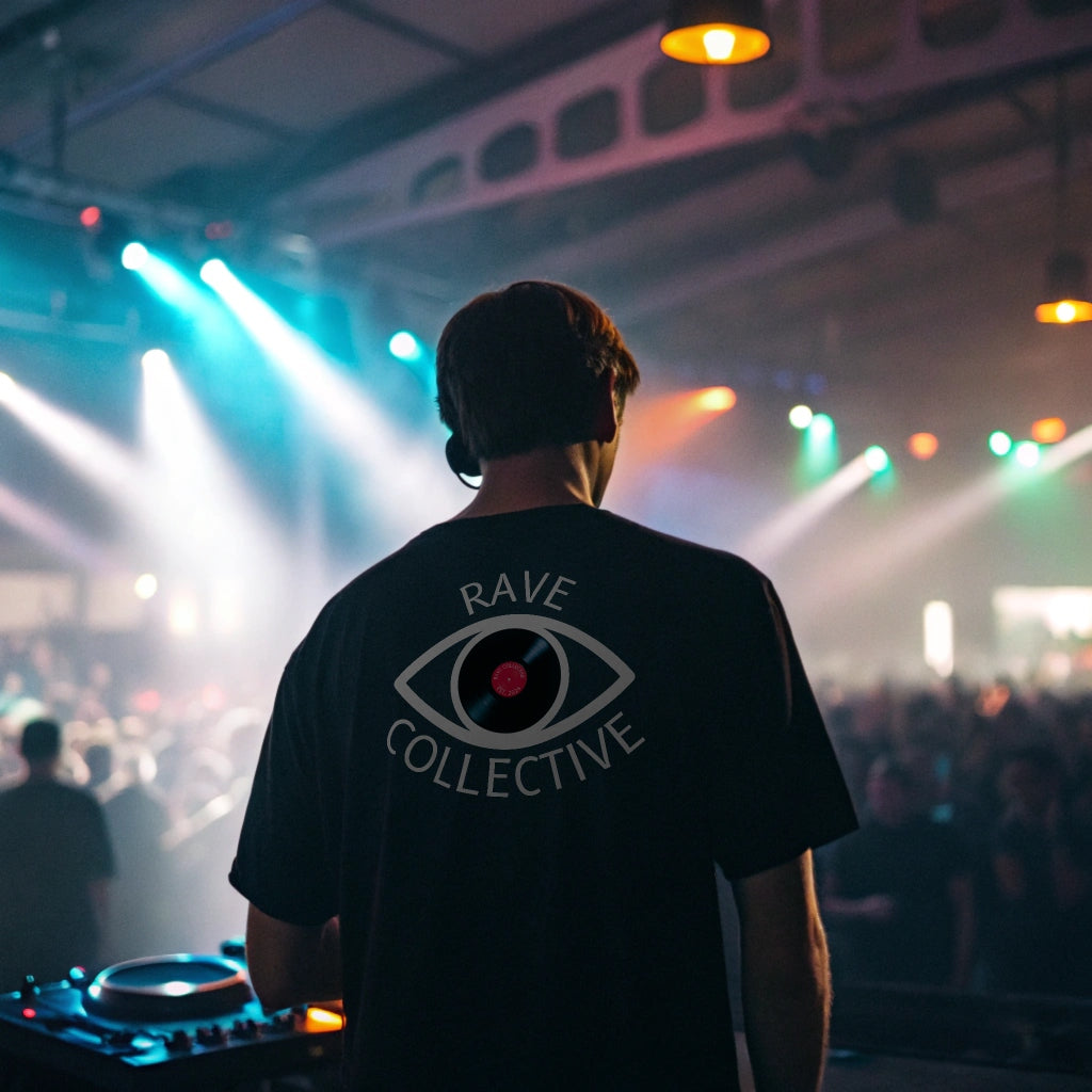 Black Oversized Unisex Rave T-Shirt